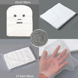 Maxbell 2x100Pcs Gauze Facial Mask Non-Irritating Disposable for Salon 30x35cm