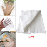 Maxbell 2x100Pcs Gauze Facial Mask Non-Irritating Disposable for Salon 30x35cm