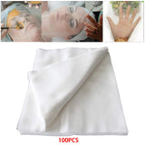 Maxbell 2x100Pcs Gauze Facial Mask Non-Irritating Disposable for Salon 30x35cm