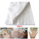 Maxbell 2x100Pcs Gauze Facial Mask Non-Irritating Disposable for Salon 30x35cm