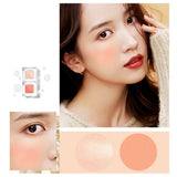 Maxbell 4x 2-in-1 Mini Face Blusher Dual Color for Boy Girl Professional Use Makeup 01