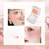 Maxbell 4x 2-in-1 Mini Face Blusher Dual Color for Boy Girl Professional Use Makeup 01