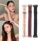 Maxbell 2Pcs Facelift Bands w/ Clips Stretch Cloth for Face Lift Eyebrows Women