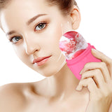 Maxbell 2Pcs Ice Facial Roller Massage Cups Beauty Cold Massage Face Skin Care Tool