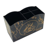 Maxbell 2 PCS Haircut Tool Storage Box Barber Scissors Rack Salon Large with Divider