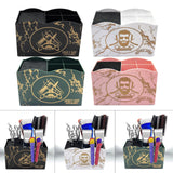 Maxbell 2 PCS Haircut Tool Storage Box Barber Scissors Rack Salon Large with Divider