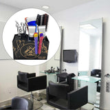 Maxbell 2 PCS Haircut Tool Storage Box Barber Scissors Rack Salon Large with Divider