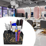 Maxbell 2 PCS Haircut Tool Storage Box Barber Scissors Rack Salon Large with Divider