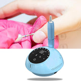 Electric Nail Drill 30000RPM Tools Rechargeable for Manicure Pedicure DIY Blue