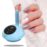 Electric Nail Drill 30000RPM Tools Rechargeable for Manicure Pedicure DIY Blue