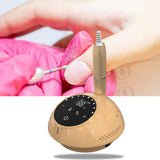 Electric Nail Drill 30000RPM Tools Rechargeable for Manicure Pedicure DIY Yellow