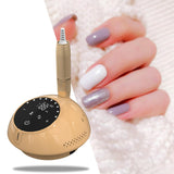 Electric Nail Drill 30000RPM Tools Rechargeable for Manicure Pedicure DIY Yellow