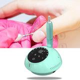 Electric Nail Drill 30000RPM Tools Rechargeable for Manicure Pedicure DIY Green