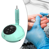 Electric Nail Drill 30000RPM Tools Rechargeable for Manicure Pedicure DIY Green