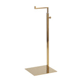 Maxbell 2xHandbag Display Rack Shoulder Bags Purse Stand Multi Purpose for Countertop Gold Mirror