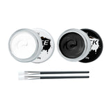 Maxbell 4xWhite and Black Face Body Paint Face Painting Pigment for Club Party Prom