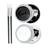 Maxbell 6xWhite and Black Face Body Paint Face Painting Pigment for Club Party Prom