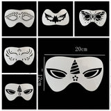 Maxbell 5xFace Painting Stencil Kit Makeup Art Painting Smooth Lightweight Reusable Butterfly
