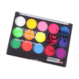 Maxbell 5xFace Body Paint Makeup Painting Kit with Brush for Holiday Artist Kids Adult