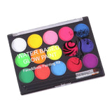 Maxbell 5xFace Body Paint Makeup Painting Kit with Brush for Holiday Artist Kids Adult