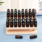 Maxbell Essential Oil Storage Rack, 2 Layers for Makeup Shelf Decor Beauty Salons - Aladdin Shoppers