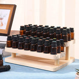 Maxbell Essential Oil Storage Rack, 2 Layers for Makeup Shelf Decor Beauty Salons - Aladdin Shoppers