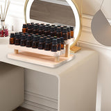 Maxbell Essential Oil Storage Rack, 2 Layers for Makeup Shelf Decor Beauty Salons - Aladdin Shoppers