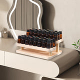 Maxbell Essential Oil Storage Rack, 2 Layers for Makeup Shelf Decor Beauty Salons - Aladdin Shoppers