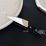 Maxbell 5xMini Knife Hair Clips Small Hip Hop Creative Hair Pins for Women Girls Party