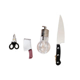 Maxbell 5xMini Knife Hair Clips Small Hip Hop Creative Hair Pins for Women Girls Party