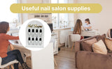 Maxbell 2x Nail Tip Display Board Acrylic Manicure Display for Nail Salon