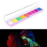 Maxbell 3xFace Body Paint Luminous Face Painting Makeup Kit for Halloween Stage Adults