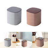 Maxbell Jewelry Organizer Rotatable Jewelry Display Case for Watches Ear Studs Rings White