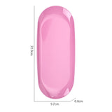 Oval Storage Tray Storage Organizer Bathroom Tray for Snack Bathroom Kitchen Dark Pink