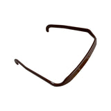Maxbell Square Sunglass Headbands for Curly Hair Sunglasses Shape Headband for Women Deep Brown