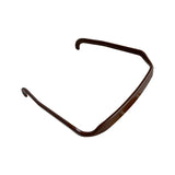 Maxbell Square Sunglass Headbands for Curly Hair Sunglasses Shape Headband for Women Deep Brown