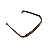 Maxbell Square Sunglass Headbands for Curly Hair Sunglasses Shape Headband for Women Deep Brown