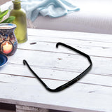Maxbell Square Sunglass Headbands for Curly Hair Sunglasses Shape Headband for Women Black