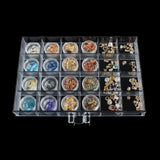 Maxbell Nail Tip Display Case Clear Drawer Empty Earring Rings Necklaces Storage Box transparent