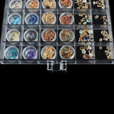 Maxbell Nail Tip Display Case Clear Drawer Empty Earring Rings Necklaces Storage Box transparent