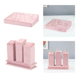 Maxbell Rings Display Stand Portable Jewelry Organizer for Dresser Countertop Stores inclined plane