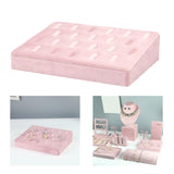 Maxbell Rings Display Stand Portable Jewelry Organizer for Dresser Countertop Stores inclined plane