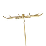 Maxbell Necklaces Holder Metal Jewelry Organizer for Necklaces Pendant Rings Aureate