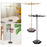 Maxbell Necklaces Holder Metal Jewelry Organizer for Necklaces Pendant Rings Aureate