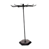 Maxbell Necklaces Holder Metal Jewelry Organizer for Necklaces Pendant Rings Black