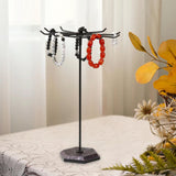 Maxbell Necklaces Holder Metal Jewelry Organizer for Necklaces Pendant Rings Black