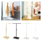 Maxbell Stainless Steel Necklace Earring Holder Jewelry Display Holder for Shop Golden