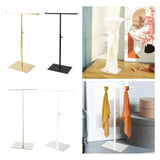 Maxbell Stainless Steel Necklace Earring Holder Jewelry Display Holder for Shop Golden