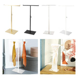 Maxbell Stainless Steel Necklace Earring Holder Jewelry Display Holder for Shop Golden