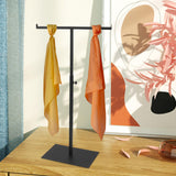 Maxbell Stainless Steel Necklace Earring Holder Jewelry Display Holder for Shop Black